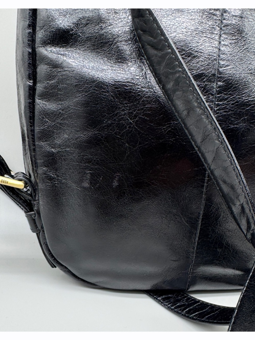 Hobo International Hogan Classic Black Mini Leather Backpack - Picture 9 of 9